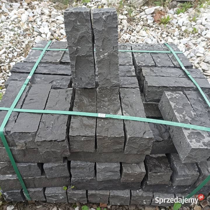 Palisada czarna Bazaltowa Grys Bazaltowy Opornik Oświęcim