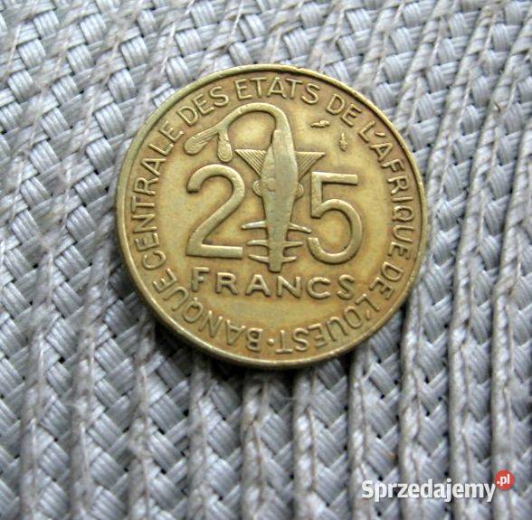 Afryka Zachodnia 25 Franków 1992r BCEAO Kalisz