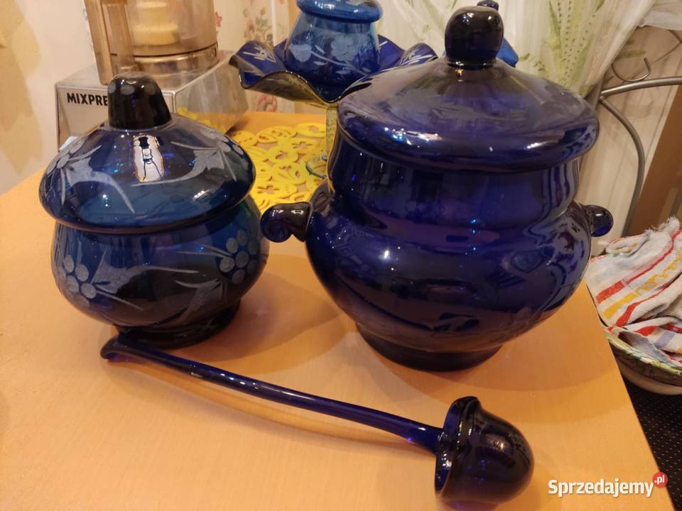 puzdro bomboniera waza patera szkło lubuskie Gorzów Wielkopolski