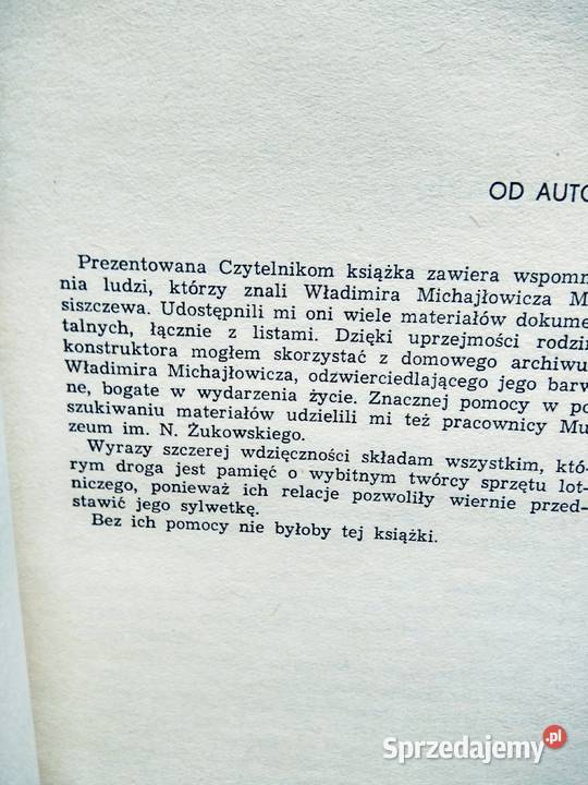 Konstruktor latających olbrzymów unikatowe mazowieckie Warszawa