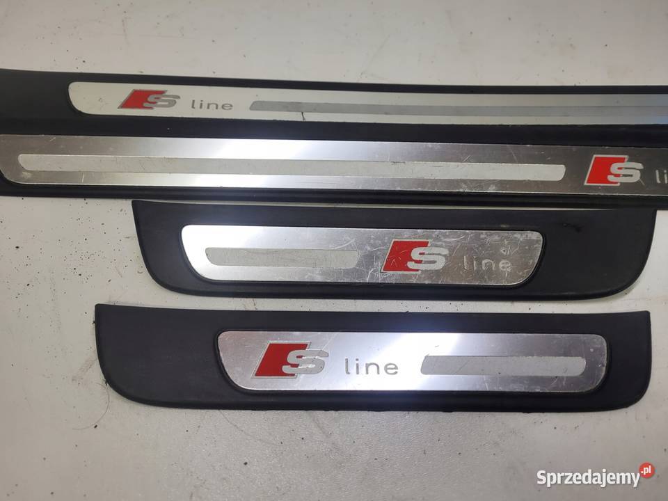 LISTWA LISTWY PROGOWE SLINE AUDI A4 B8 ORYGINAŁ Przystajń