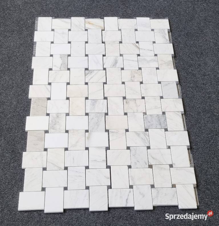 MOZAIKA BIANCO CALACATTA GOLD BASKETWEAVE dolnośląskie Bielawa sprzedam