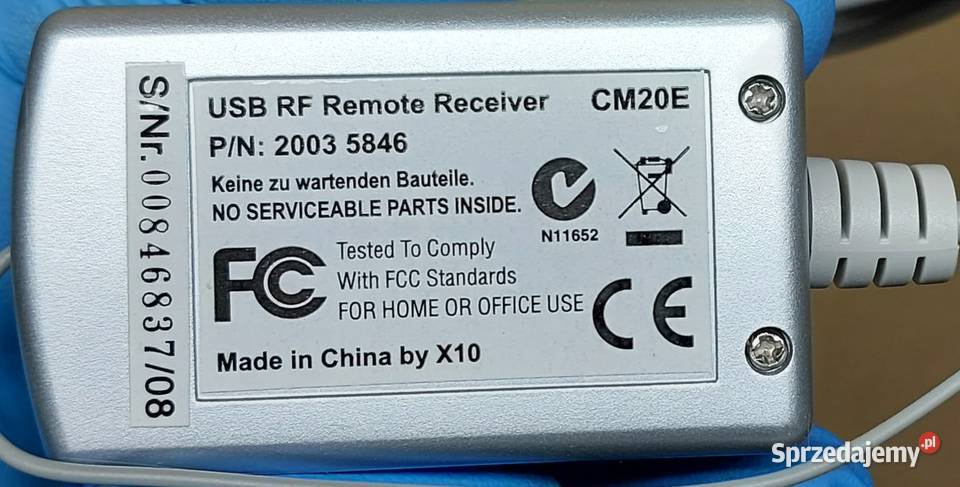 ZDALNY ODBIORNIK USB RF REMOTE RECEIVER 20E Mielęcin