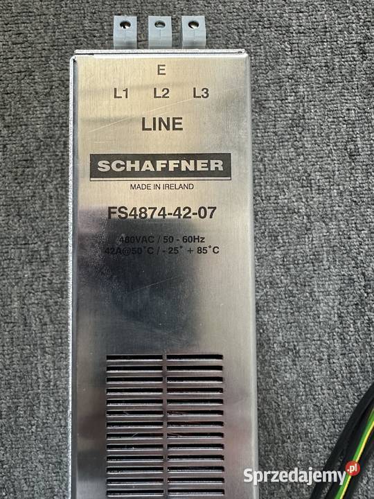 Trójfazowy filtr EMC FS48744207 Schaffner Łódź