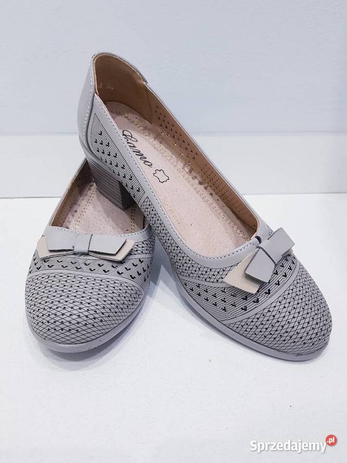 Damskie skórzane mokasyny czółenka Dąbrowa Górnicza