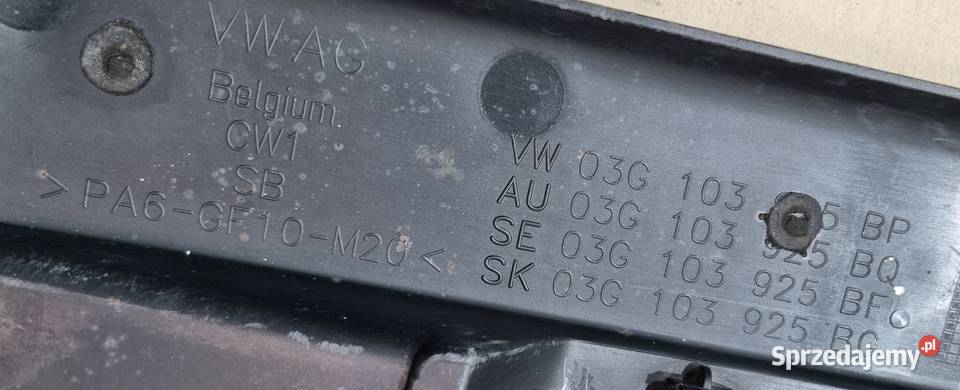 Osłona silnika pokrywa VW Golf Touran Bolesławice