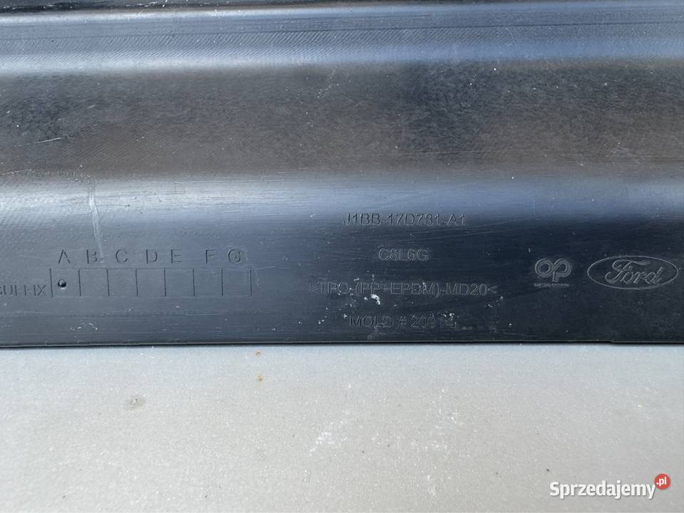 Spoiler dyfuzor zderzaka tył ford fiesta mk8 Międzychód