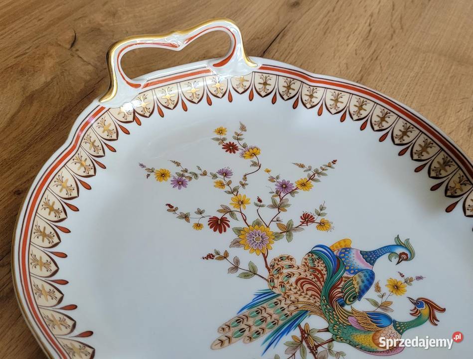 Elegancka porcelanowa taca z uszami Ancap