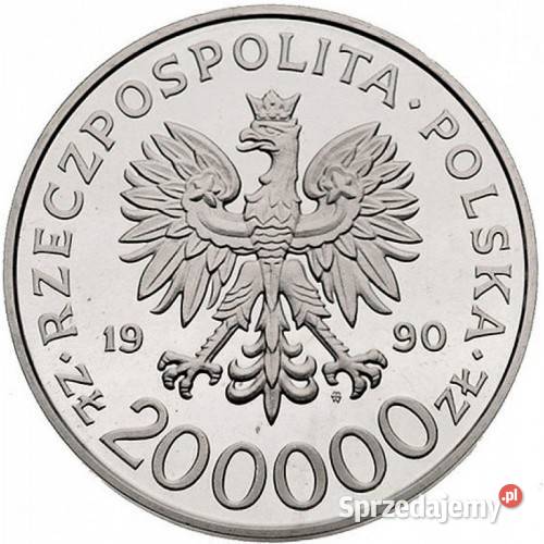 MONETA 200000 1990 Gen Grot Rowecki K110 mazowieckie Warszawa sprzedam