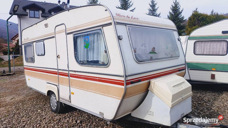 przyczepa kempingowa campingowa kemping DOMEK Kempingowe Międzybrodzie Bialskie