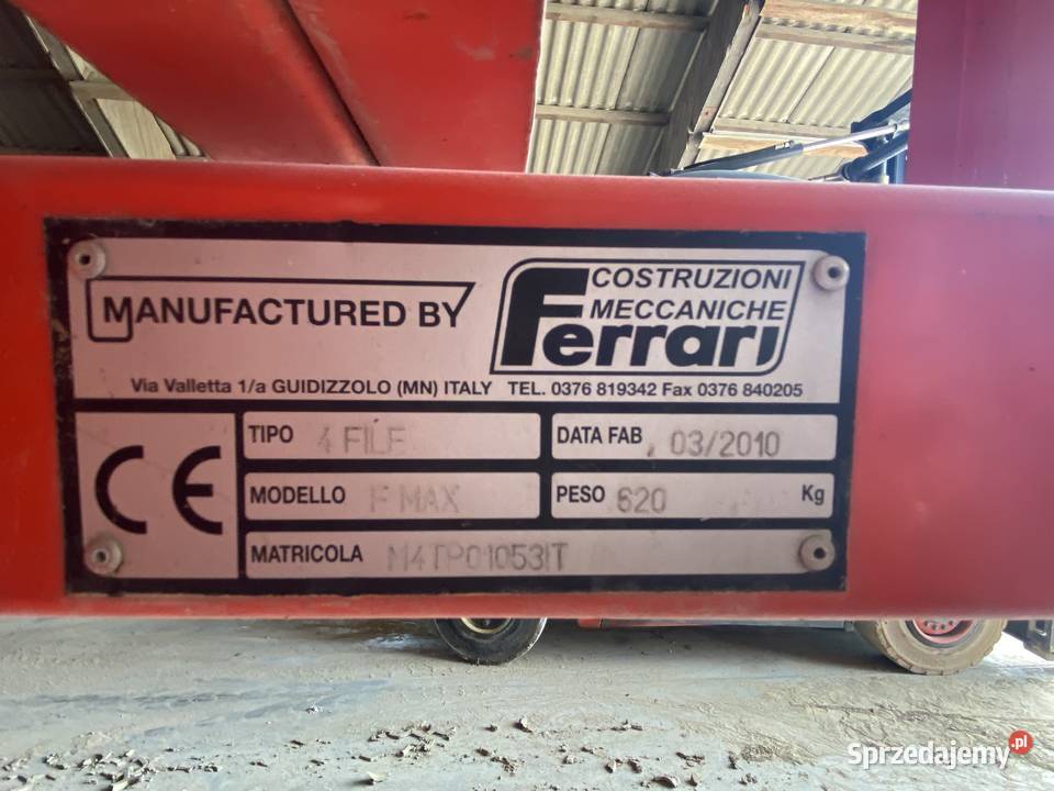 Sadzarka Karuzelowa Ferrari FMAX 6osobowa do Babice