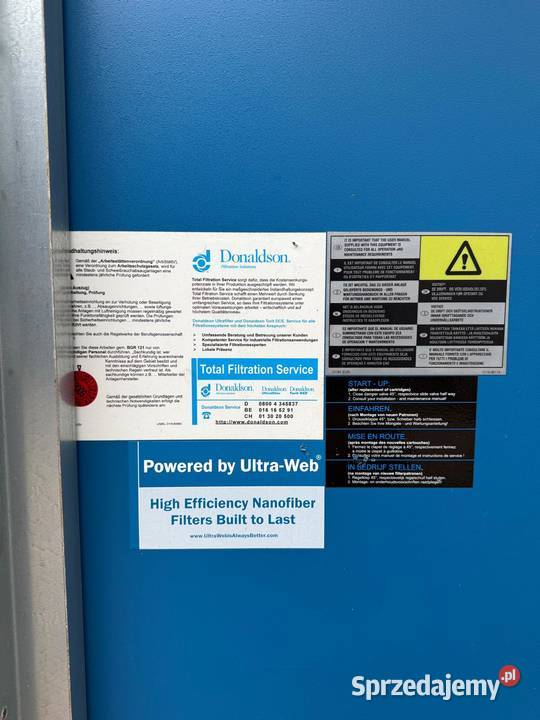 Odpylacz stacja robocza Donaldson Torit ECB Zdziechowice sprzedam