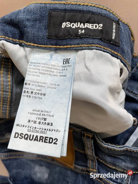 Spodnie męskie jeansy Dsquared2 Cool Guy Jean 54 niebieski kujawsko-pomorskie Inowrocław