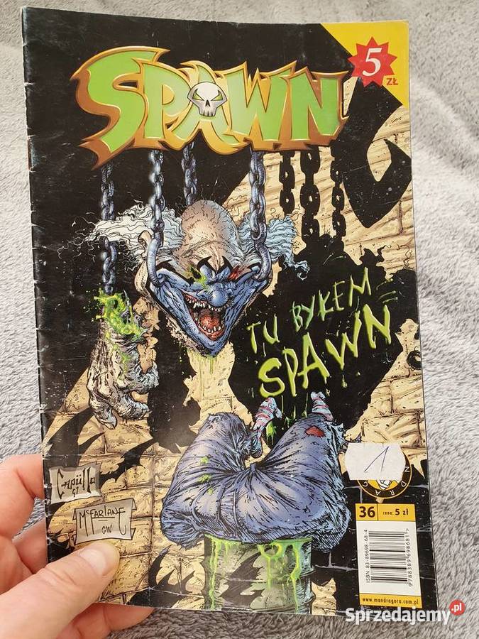 Spawn 36 komiks z wydawnictwa Mandragora 2005
