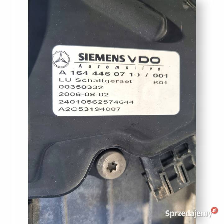 REDUKTOR SKRZYNI BIEGÓW 2512700501 Mercedes ML Chełm