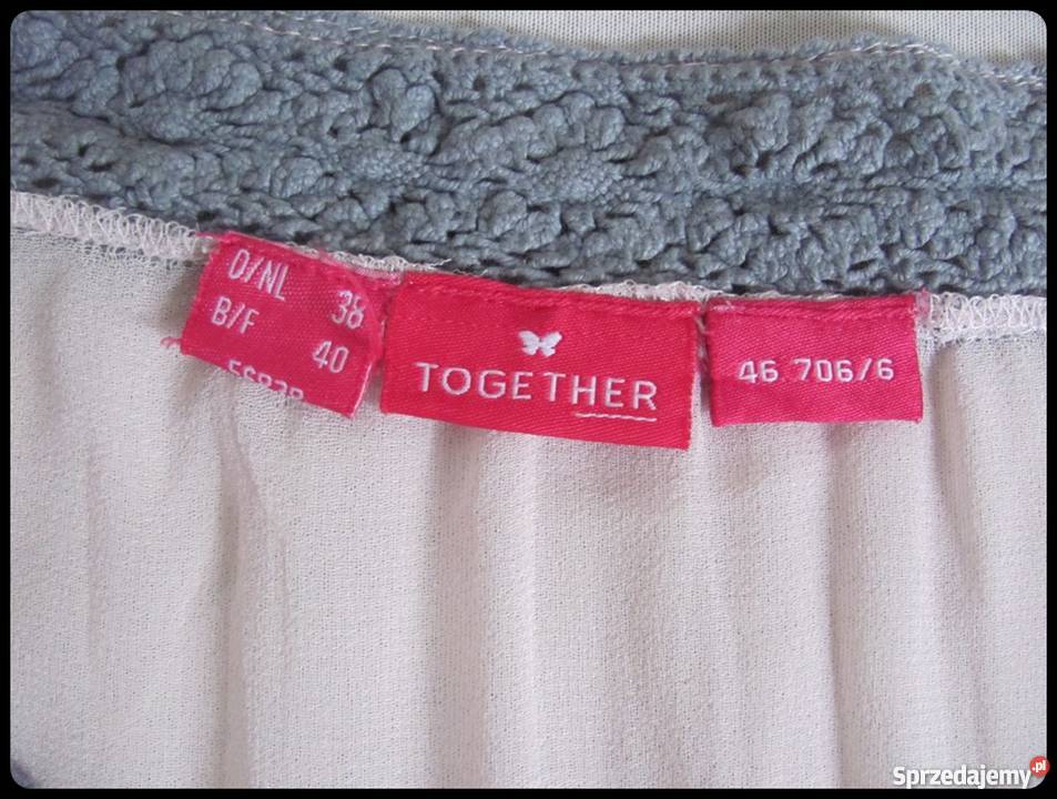 Bluzka mgiełka z koronką półprzezroczysta Płock sprzedam