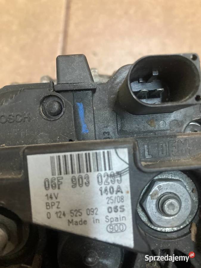 Alternator Bosch 06F903023J Audi vw Rakoniewice