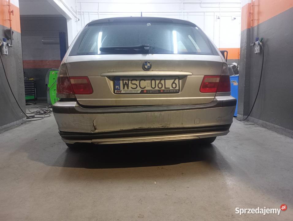 BMW 318d uszkodzony jeżdżący 3000pln diesel Seria 3 Magdalenka