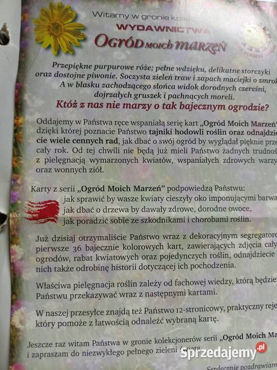 Ogród moich marzeń książki Warszawa księgarnia