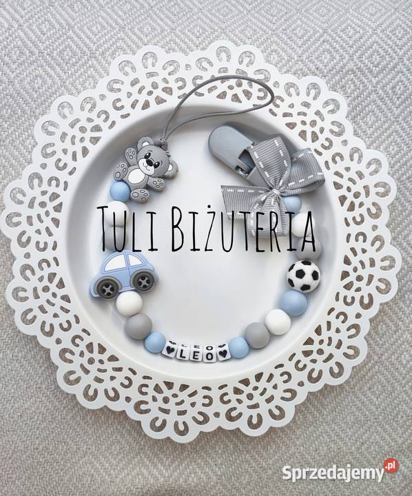 Zawieszka do smoczka z imieniem dziecka Gdańsk