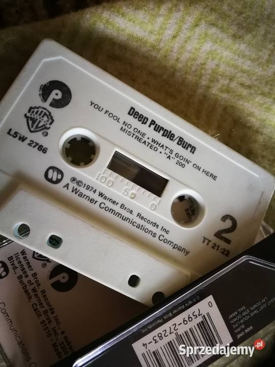 Zestaw 2 kaset Deep Purple USA Kanada Warner Płyty i kasety zachodniopomorskie