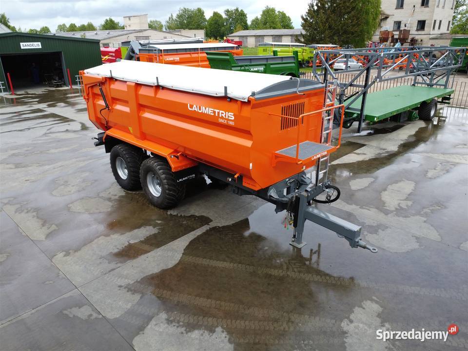 Laumetris przyczepa skorupowa PTL16F 16 ton nieuszkodzony Białystok
