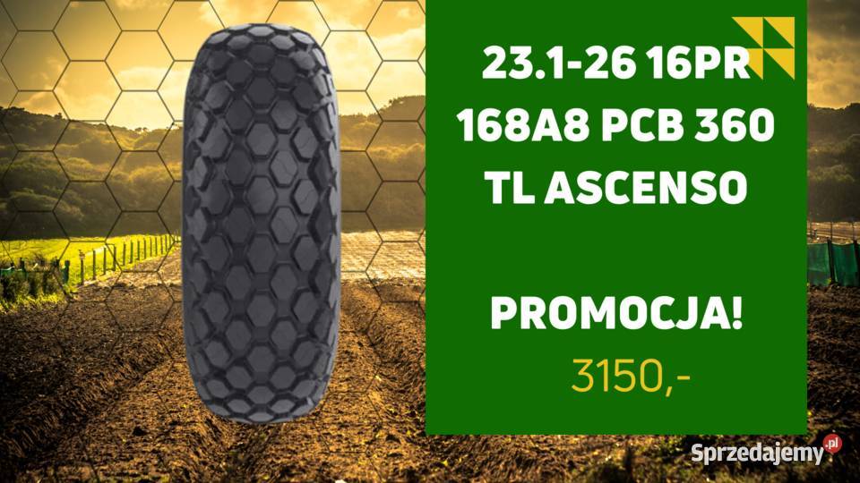 NOWE OPONY ASCENSO 23126 16PR 168A8 PCB 360 TL Gdańsk sprzedam