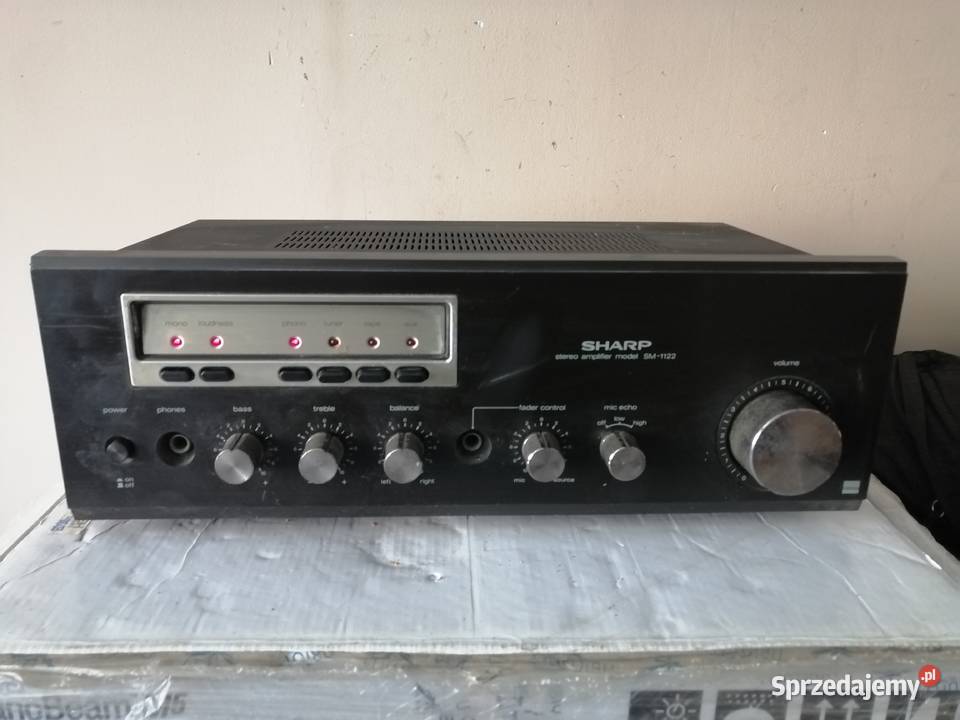 Wzmacniacz Sharp sm 1122 H wzmacniacz vintage hifi stereo