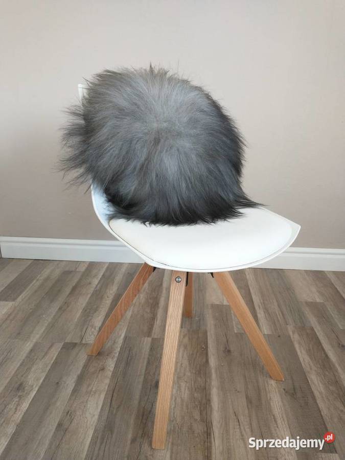 Poduszki Okrągłe Skóra Owcza Naturalna Poduszka Szaflary