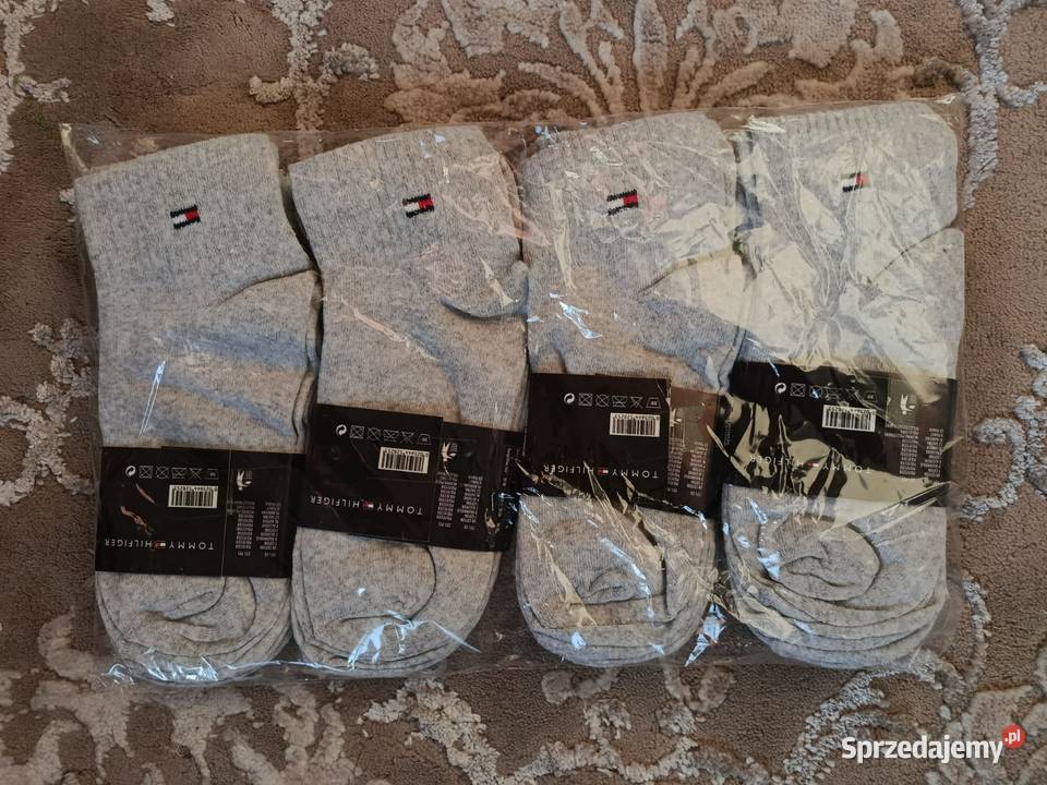 Skarpety męskie Tommy Hilfiger DRIFIT szare Tommy Hilfiger podlaskie Białystok sprzedam