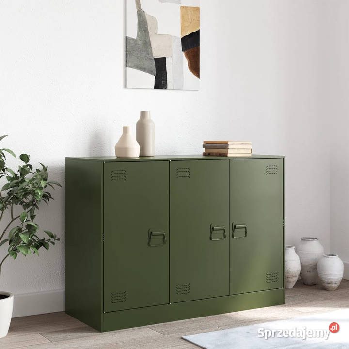 Szafka oliwkowa 99x39x73 stal WM841725 Warszawa