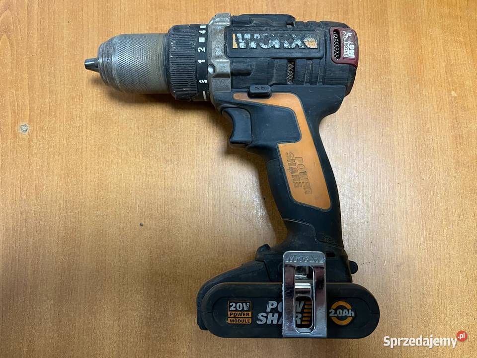 Wkrętarka Worx zasilanie akumulatorowe 20 V Elbląg