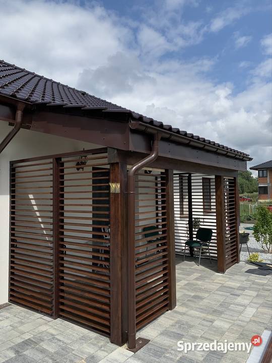 Zaluzje ogrodowe Shuttersy ruchome deseczki azur wielkopolskie Wronki