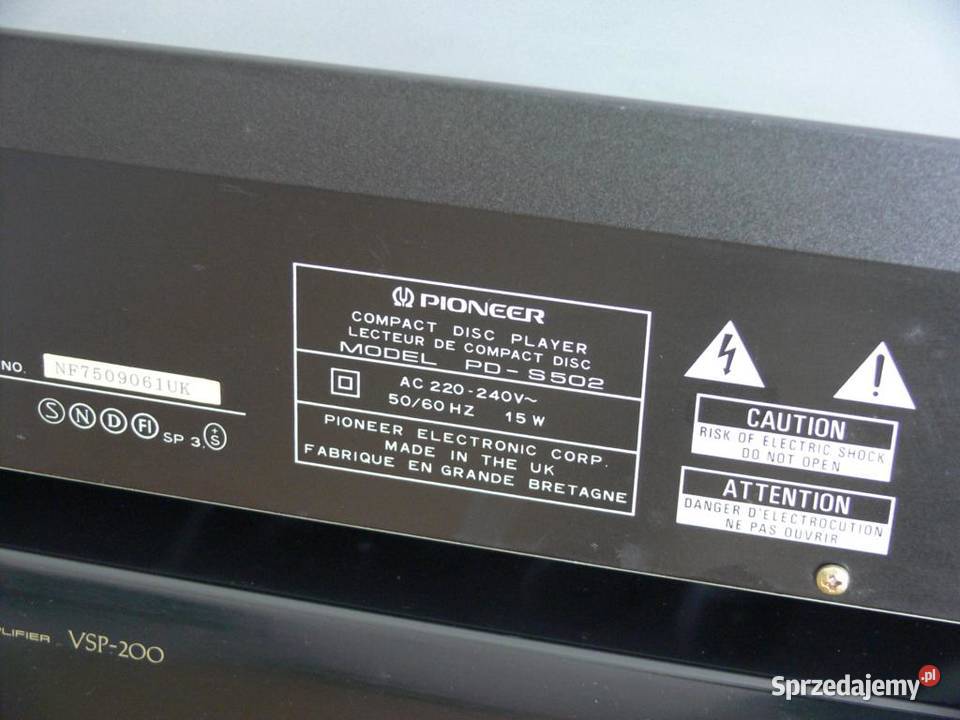 CD Pioneer PDS502 pilot sprawny WYSYŁKA Odtwarzacze CD i MD Jasło
