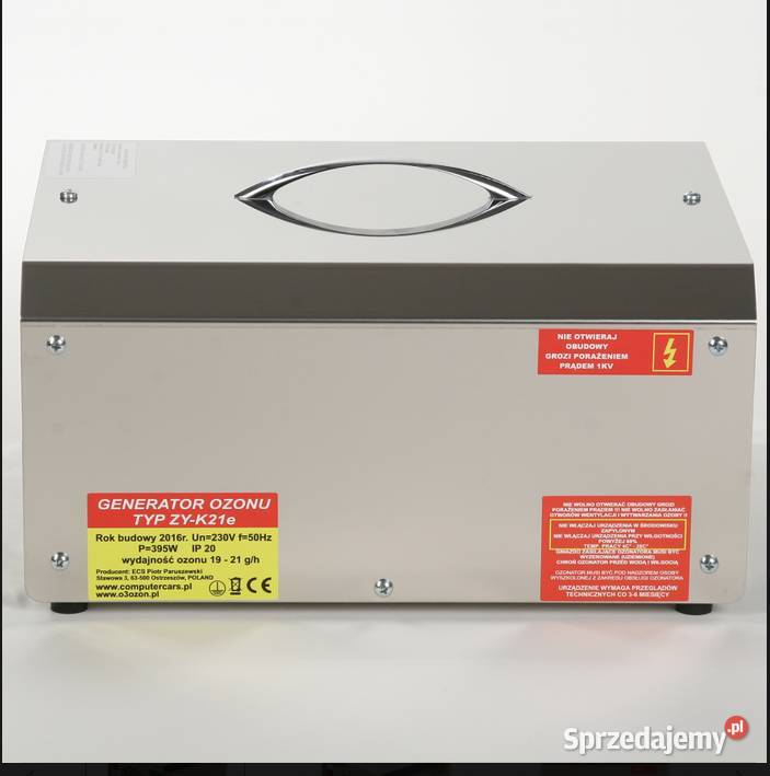 Generator ozonu przemysłowy ZYK21e wydajność Generatory ozonu
