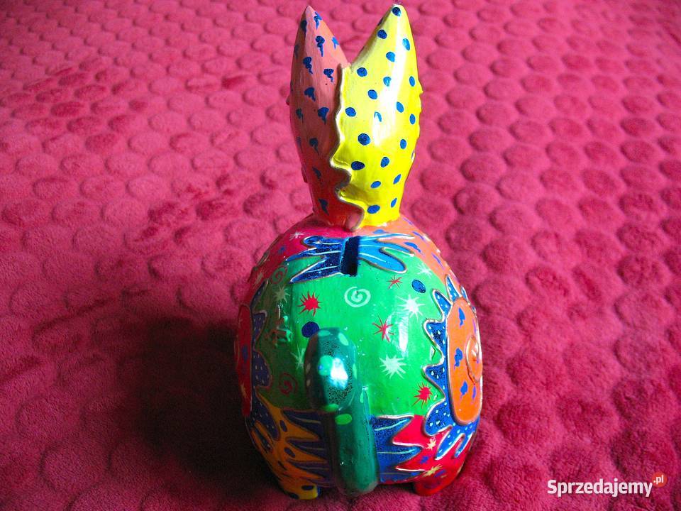 Kot Skarbonka 10 x 13 x 8 Drewniany w Siedlce