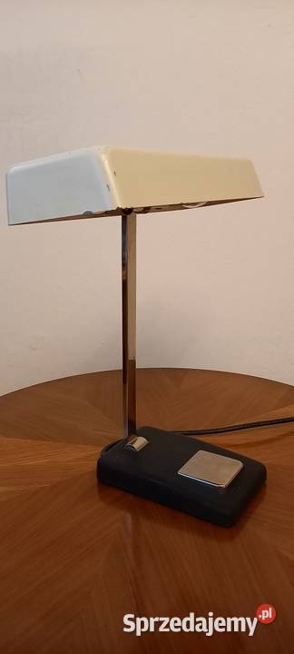 Oryginalna lampa biurkowa proj Egon Hillebrand Skierniewice