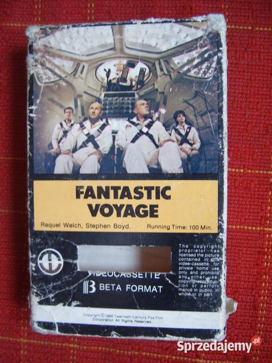 BETAMAX Sony Beta kaseta video NTSC film Fantastic Voyage