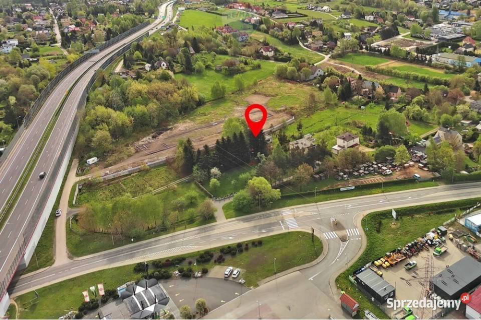 Inwestycyjne 3590m2 głównej drodze Komorowic Bielsko-Biała