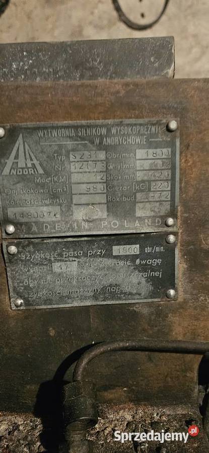 Silnik jednocylindrowy andoria Potępa