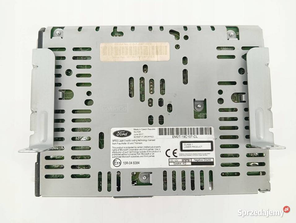 RADIO EM2T19C107CL Ford S II 20152023 Rok produkcji 2017