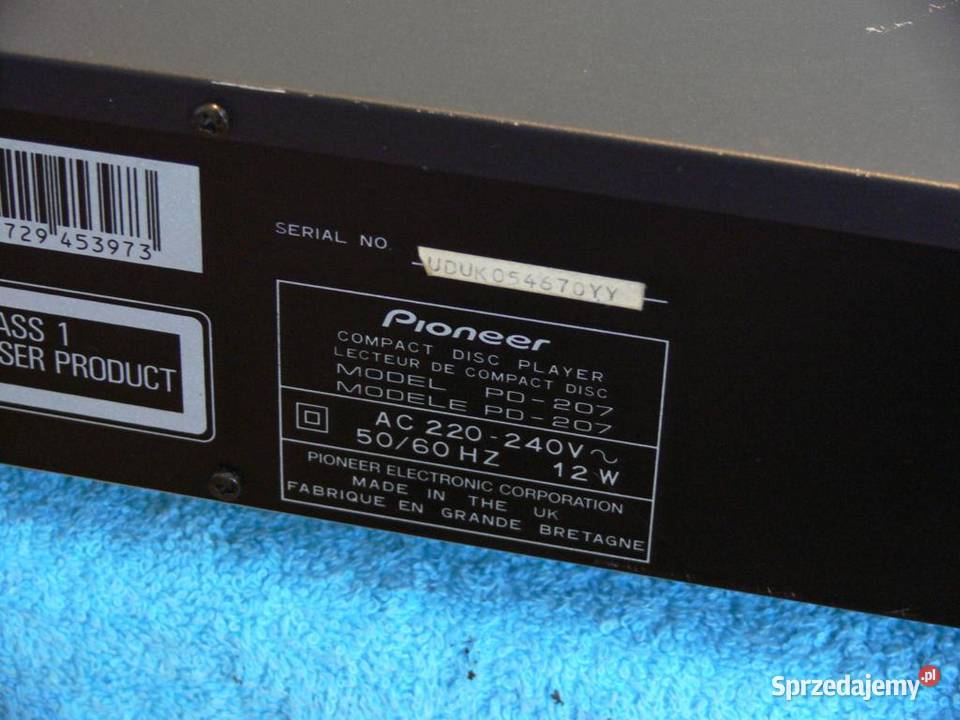 CD Pioneer PD207 sprawny WYSYŁKA podkarpackie Jasło
