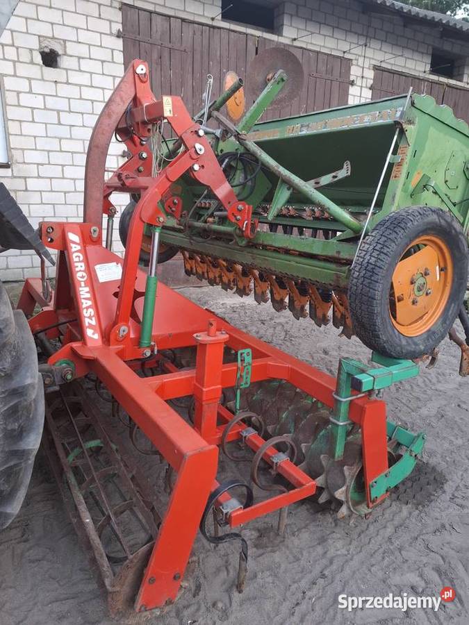 Agregat uprawowo siewny szerokość 3 metry łódzkie Wola Pomianowa sprzedam