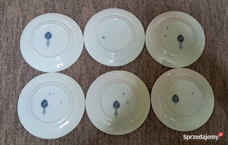 Antyk 6 talerzy Field Flowers BWMCO 18801886 Suwałki