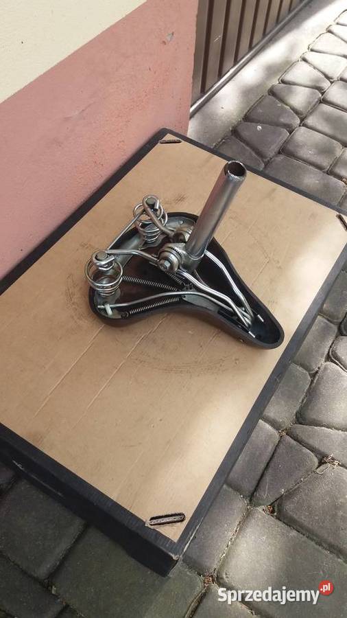 SIODEŁKO ZABYTKOWE DO ROWERU ZE SKÓRYSKÓRA Leżajsk
