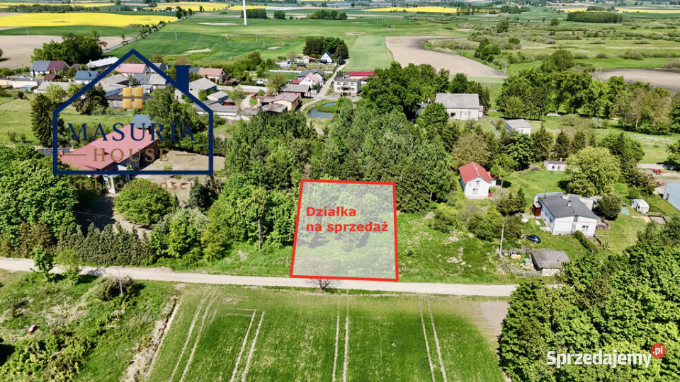 Działka budowlana jeziora Trupel budowlana Sprzedaż