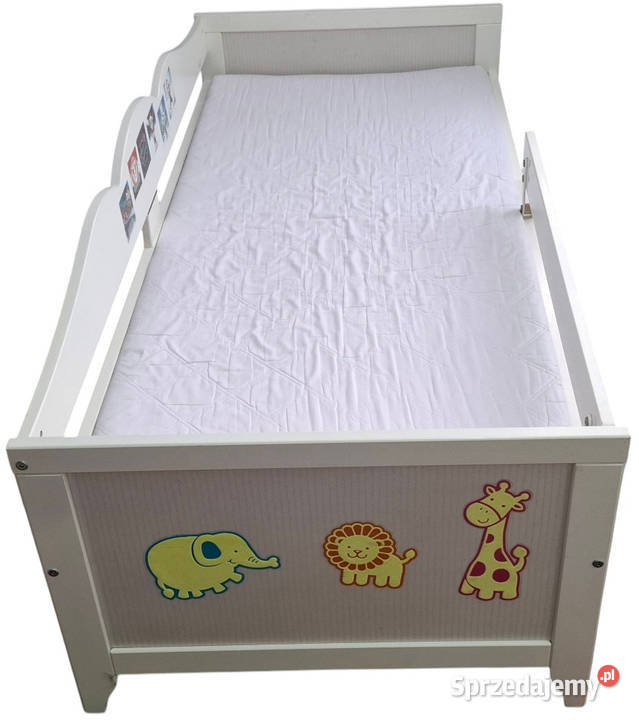 Łóżko dziecięce z barierką materacem IKEA śląskie Czeladź