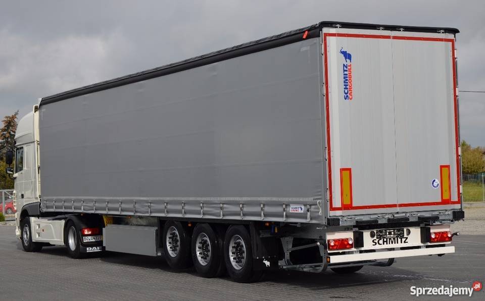 NACZEPA SCHMITZ NOWA OŚ POD KOSZ PALET FULL OPC towarowe Burtowe i plandeki