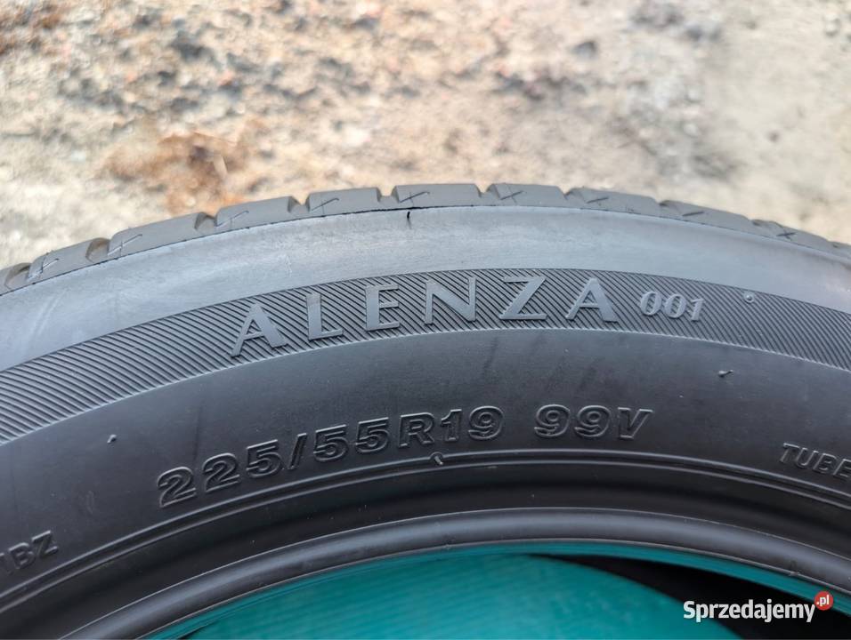 4 opony letnie 22555 r 19 99V Bridgestone Alenza Olsztyn