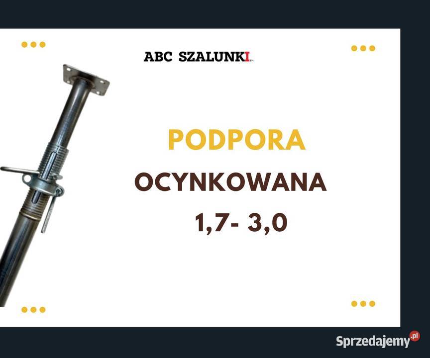 Podpora ocynkowana 13 KN 300 nowa stropowa sprzedam